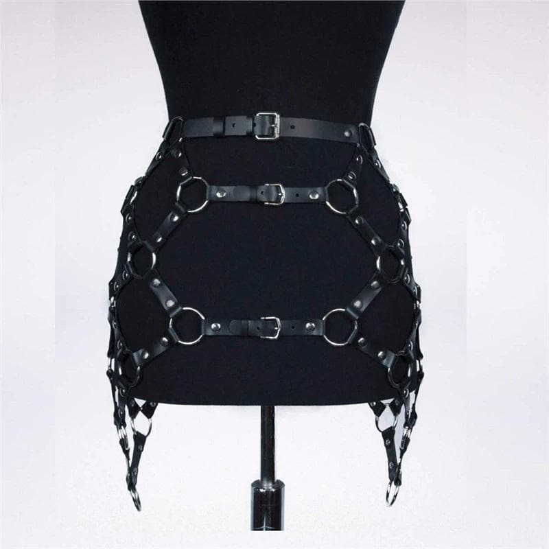 Gothic Skirt Cage Harness