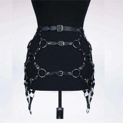 Gothic Skirt Cage Harness