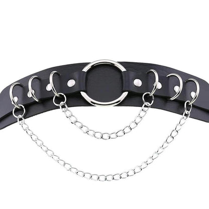 Lawbreaker Punk Leather Choker