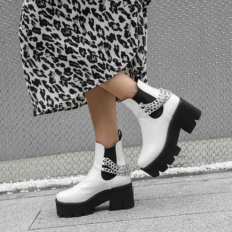 Exclusive Gothic Punk Chain Boots