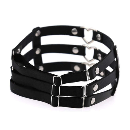 Triple Love Threat Garter Belt