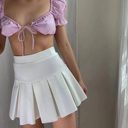 Brooke High Waist Mini Skirts