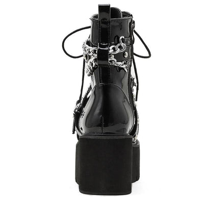 Tormented Gothic Chain Boots
