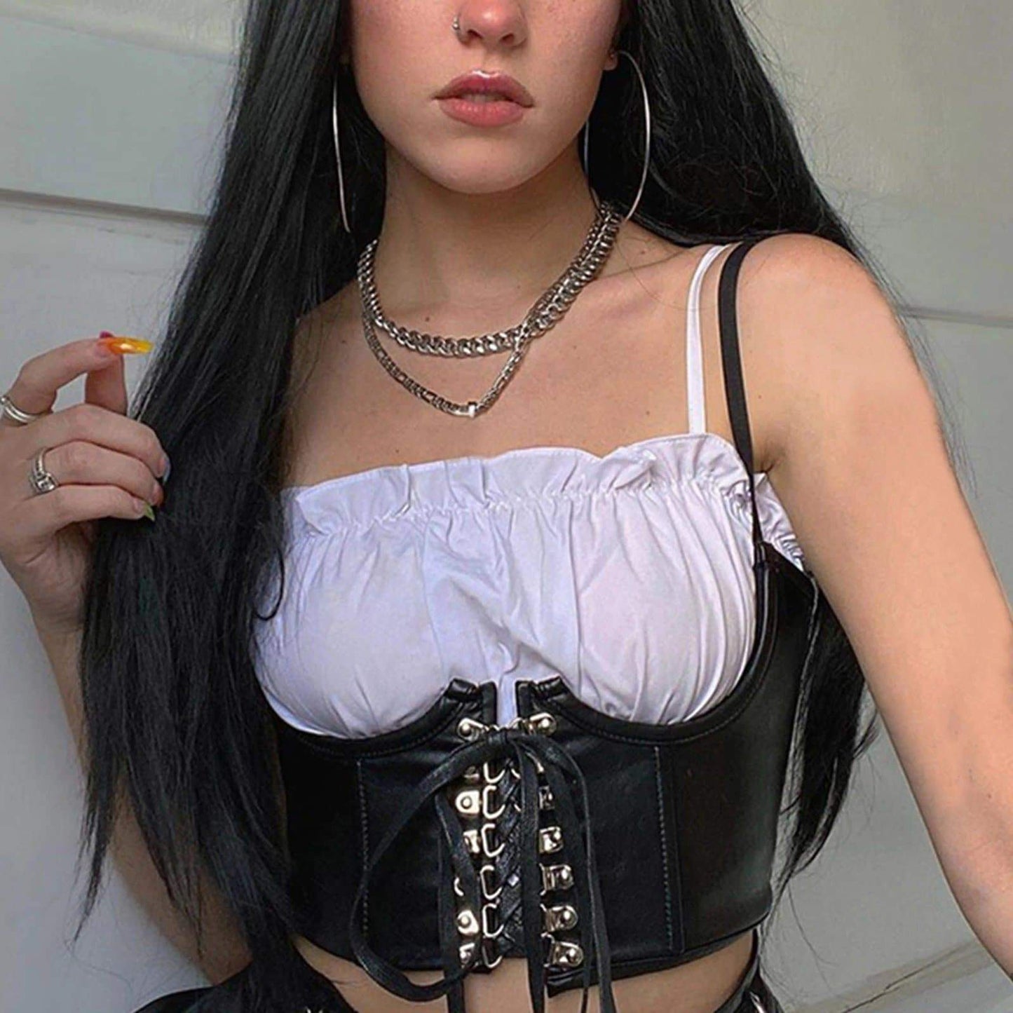 Lil Black Vest Corset