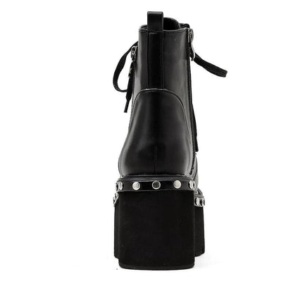 Black Goth Platform Boots