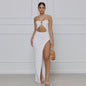 Night Queen Halter Maxi Dress