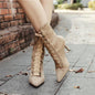 Flashy Gladiator High Heel Boots
