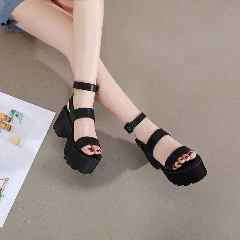 Haunted Chunky Platform Sandals