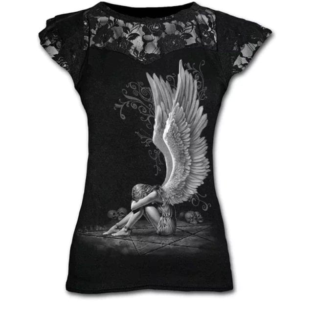 Dream Black Lace Shirt