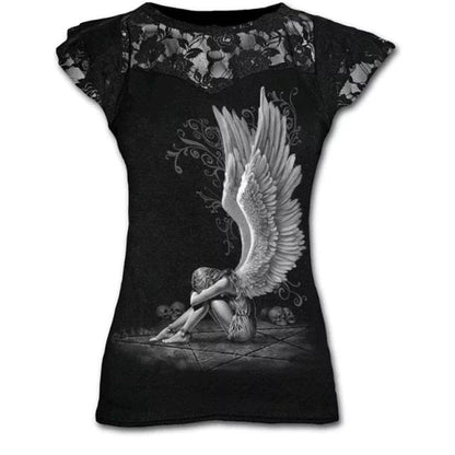 Dream Black Lace Shirt