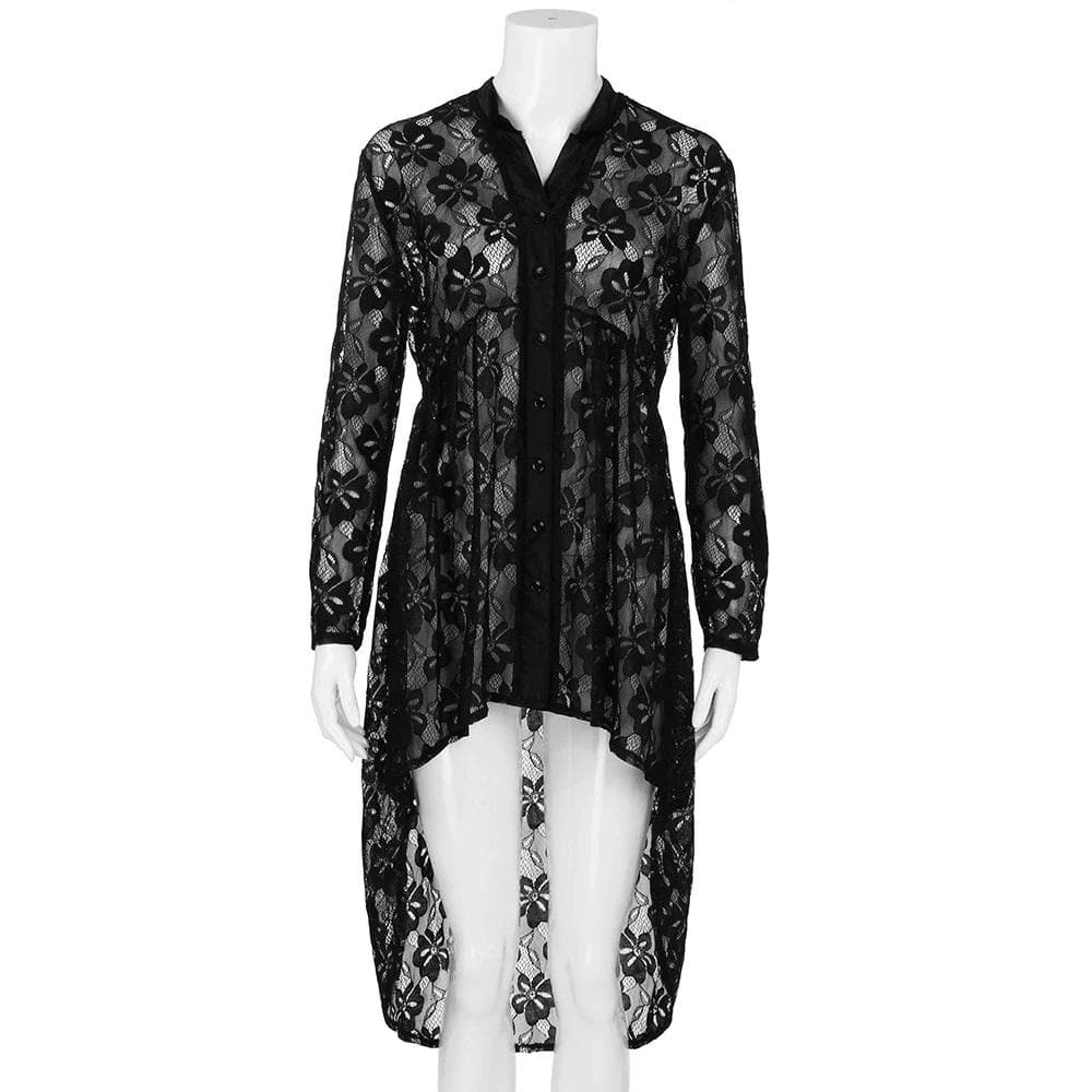 Gothic Black Valentine Blouse