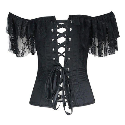Amabel Off Shoulder Lace Corset