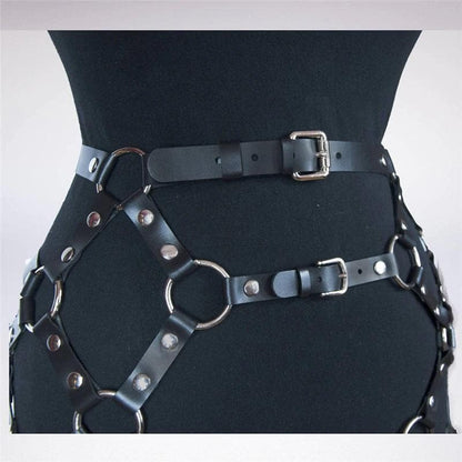 Gothic Skirt Cage Harness