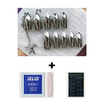 Metallic Angel Nails