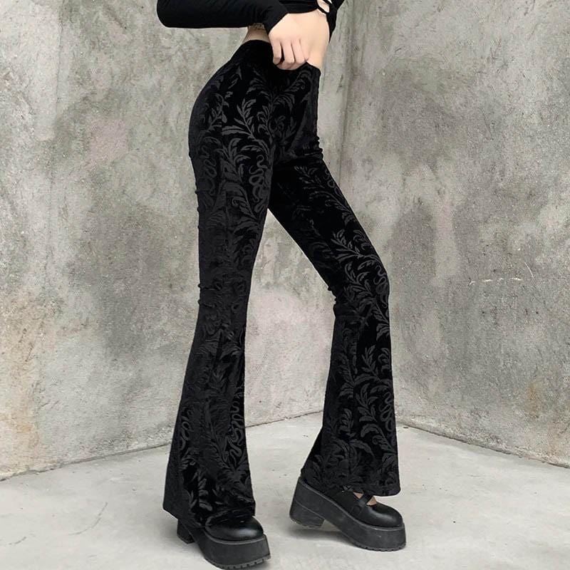 Black Harajuku Gothic Pants