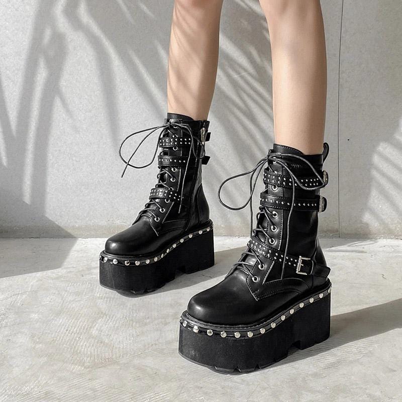 Fancy Officer Tormented Boots