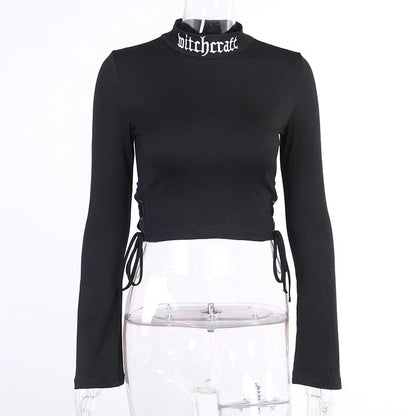 Lolita Vintage Crop Top Shirt