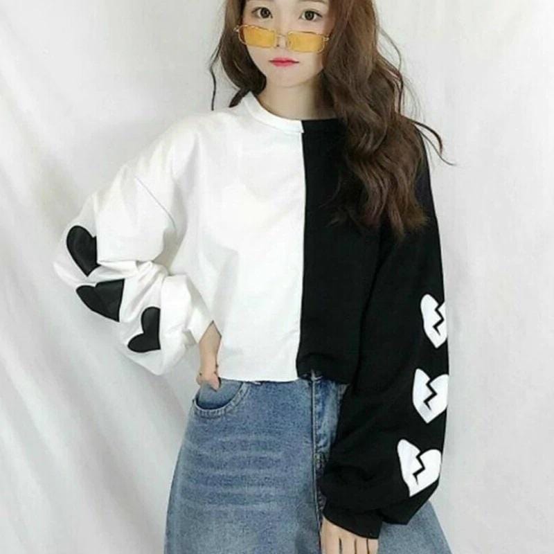 Double Trouble Heart Sweater
