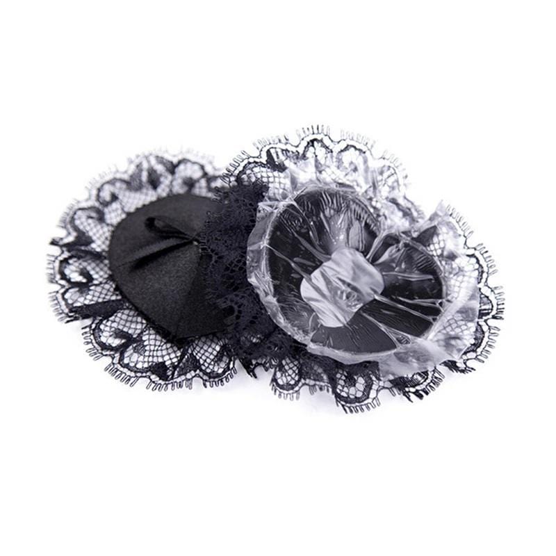 Black Lace Nipple Cover