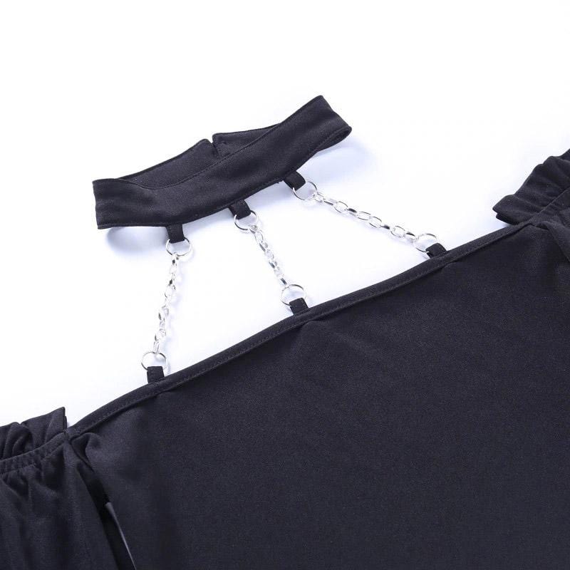 Keep Off My Shoulder Crop Top