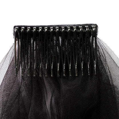 Royal Bride Black Veil
