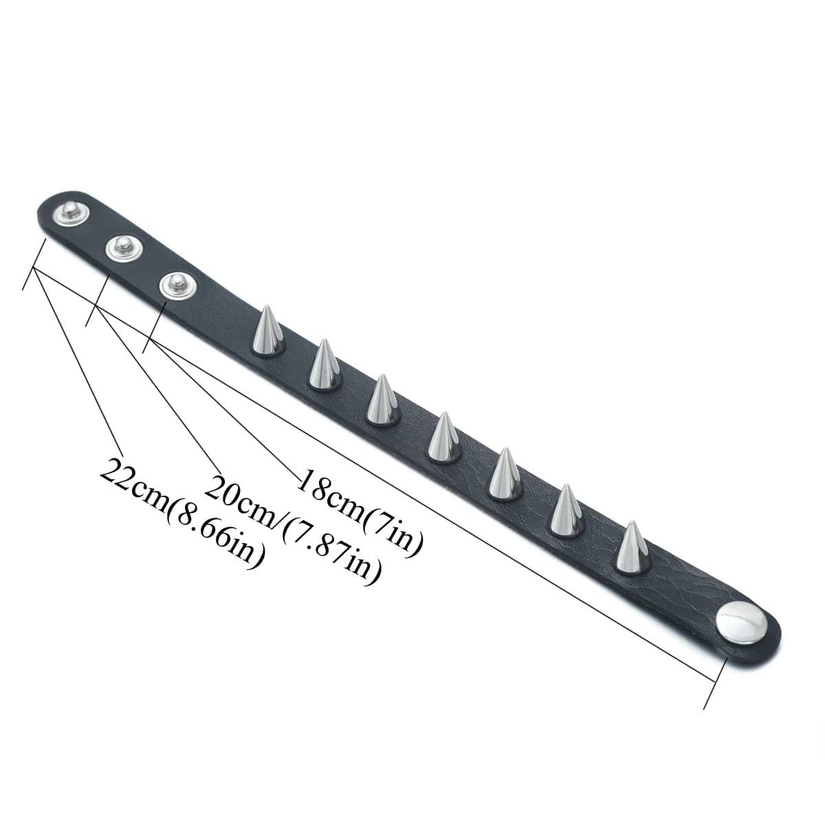Killer Spike Leather Bracelet