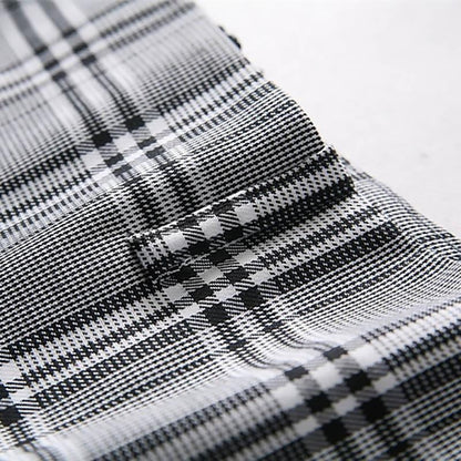 Chained Sweetie Plaid Skirt