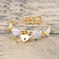 Lolita Floral Heart Lock Choker