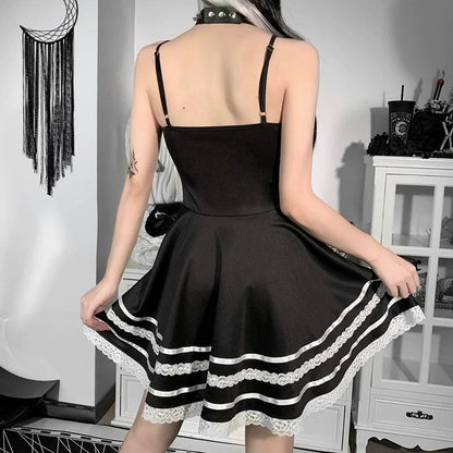 Vintage Bow Lace Dress