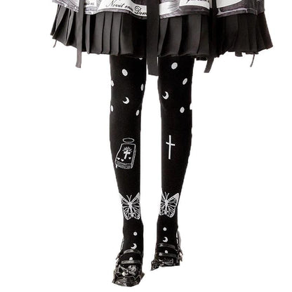 Death Prayer Thigh High Socks