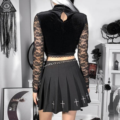 Bad Behavior Lace Crop Top