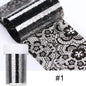 Black Lace Fashion Nail Stickers