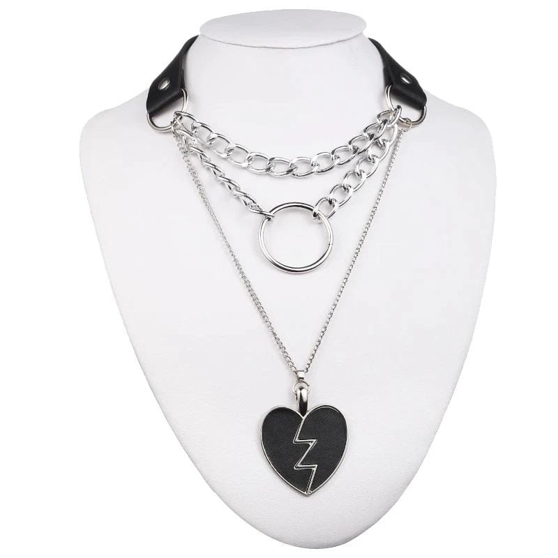 Gothic Chain Choker Necklace