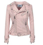 Snakeskin Suede Pink