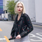 Faux Leather Love Hearts Jacket