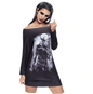 Gothic Skull Pumpkin Dress