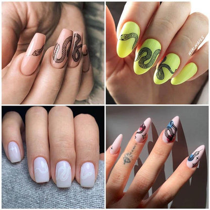 Serpent Nail Art Stickers