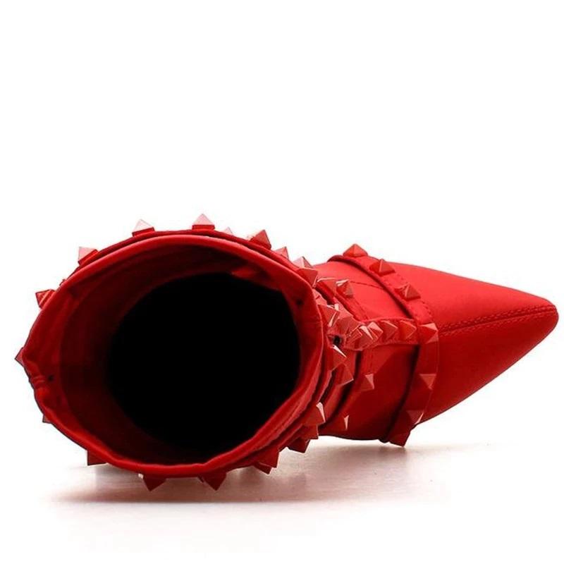 Sexy Rivet Cage Boots