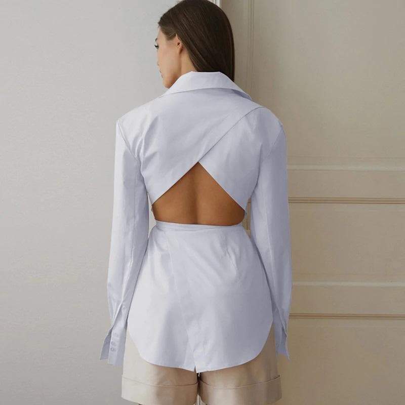 Peekaboo Sexy Back Blouse