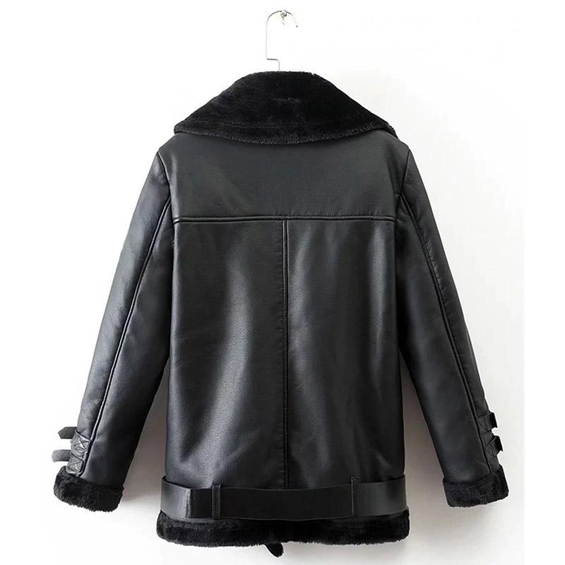 Faux Leather Vintage Jacket