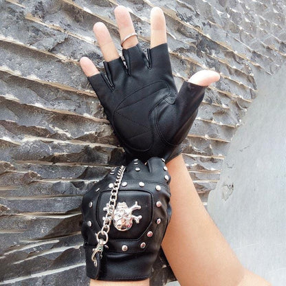 Gothic Punk Gloves