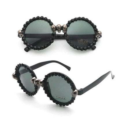 Trendy Skull Retro Sunglasses