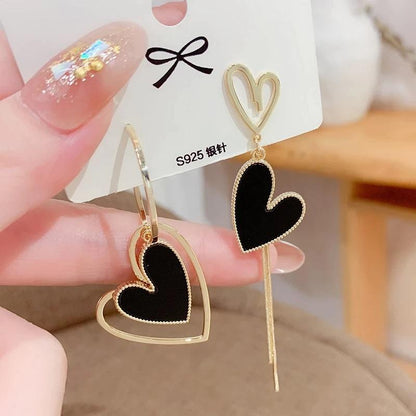 Dark Heart Earrings