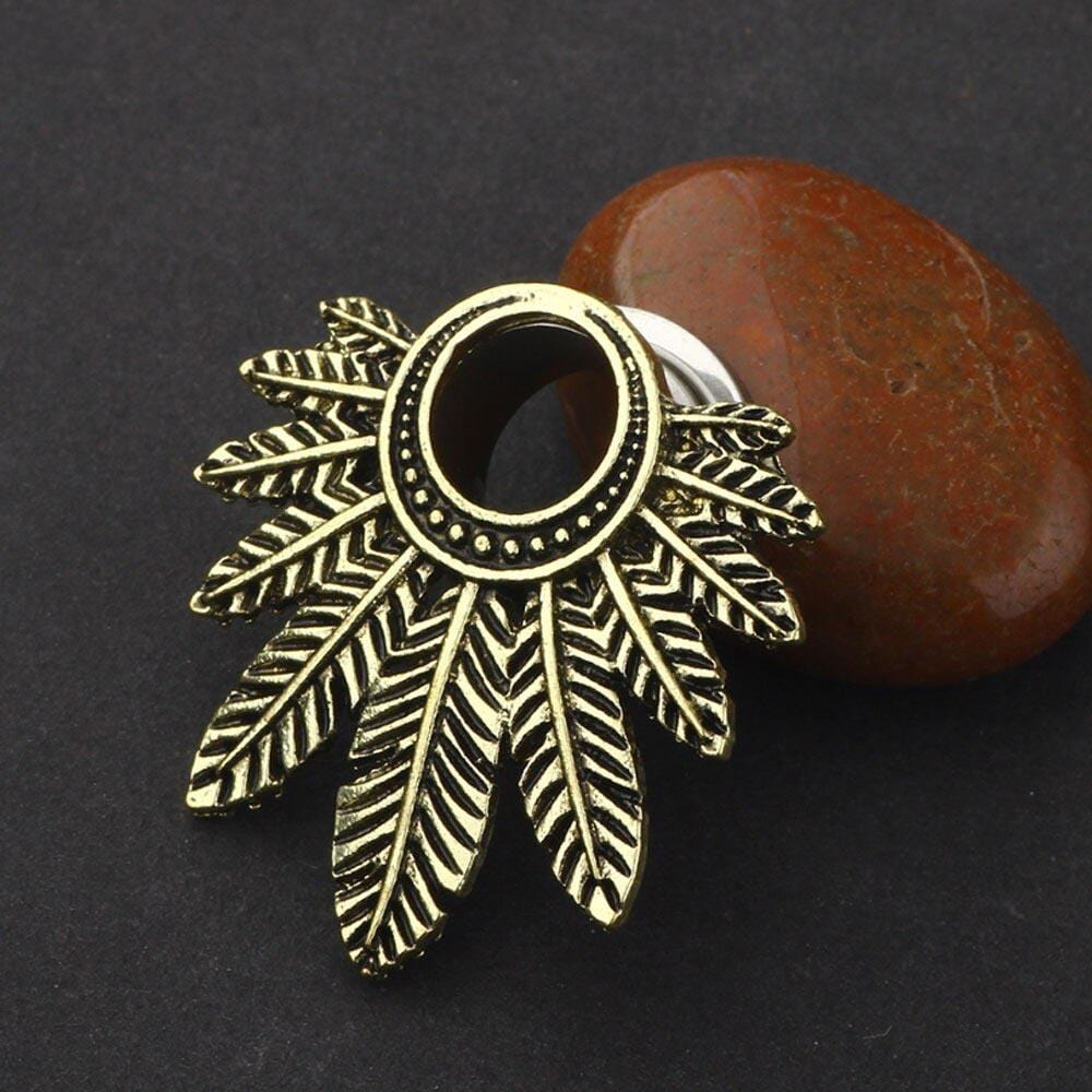 Retro Fan Shaped Ear Tunnel