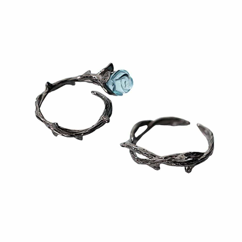 Rose & Pearl Thorn Rings