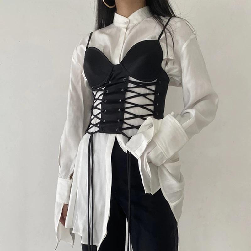 Zelda Hollow Out Bandage Crop Top