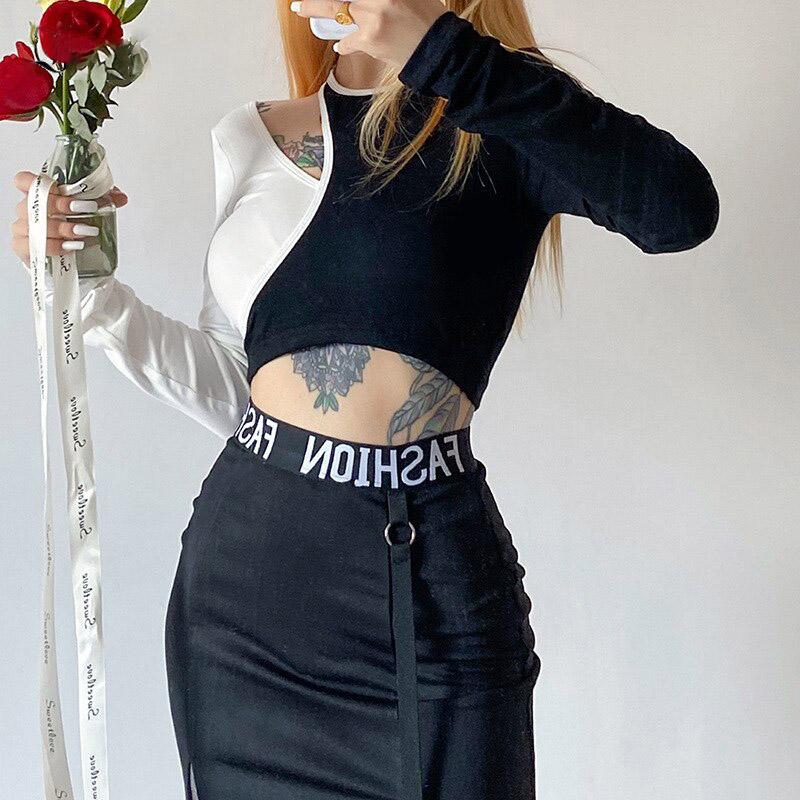 Lucky Patch Gothic Crop Top