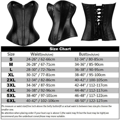 Gothic/Steampunk Steel Boned Waist Trainer Corset 9