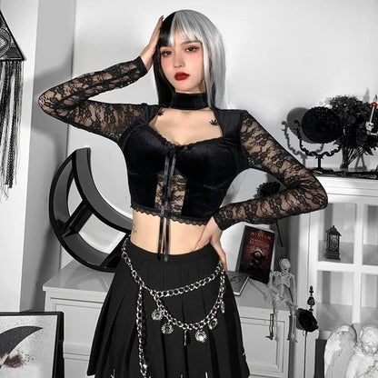 Bad Behavior Lace Crop Top