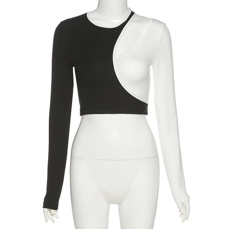 Lucky Patch Gothic Crop Top